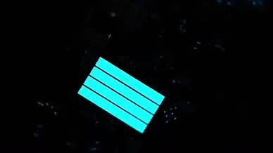 蓝色科技感故障风文字动画片头模板视频的预览图
